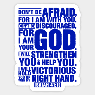 Isaiah 41:10 Sticker